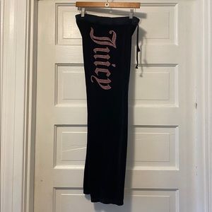 Juicy Couture Velour Track Pants